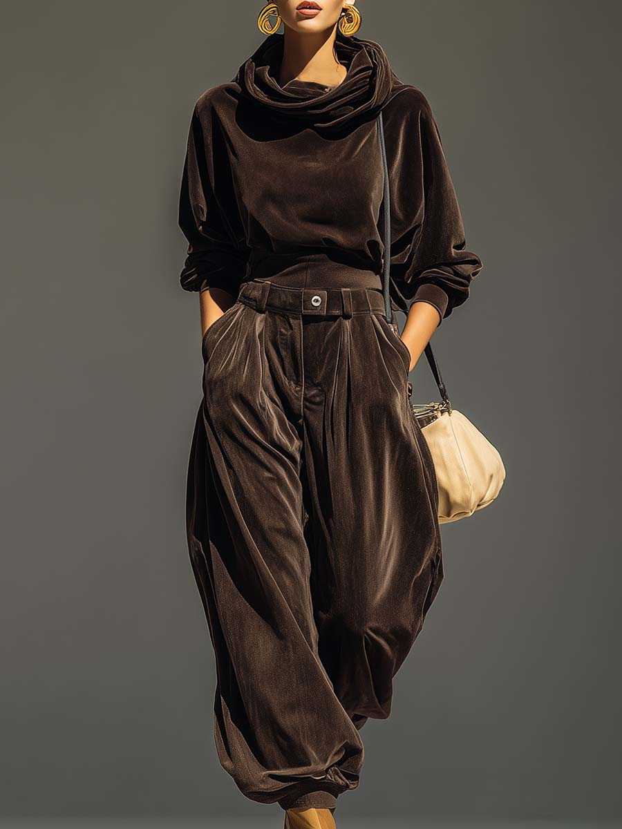 Diane | Ensemble décontracté à capuche et pantalon ample
