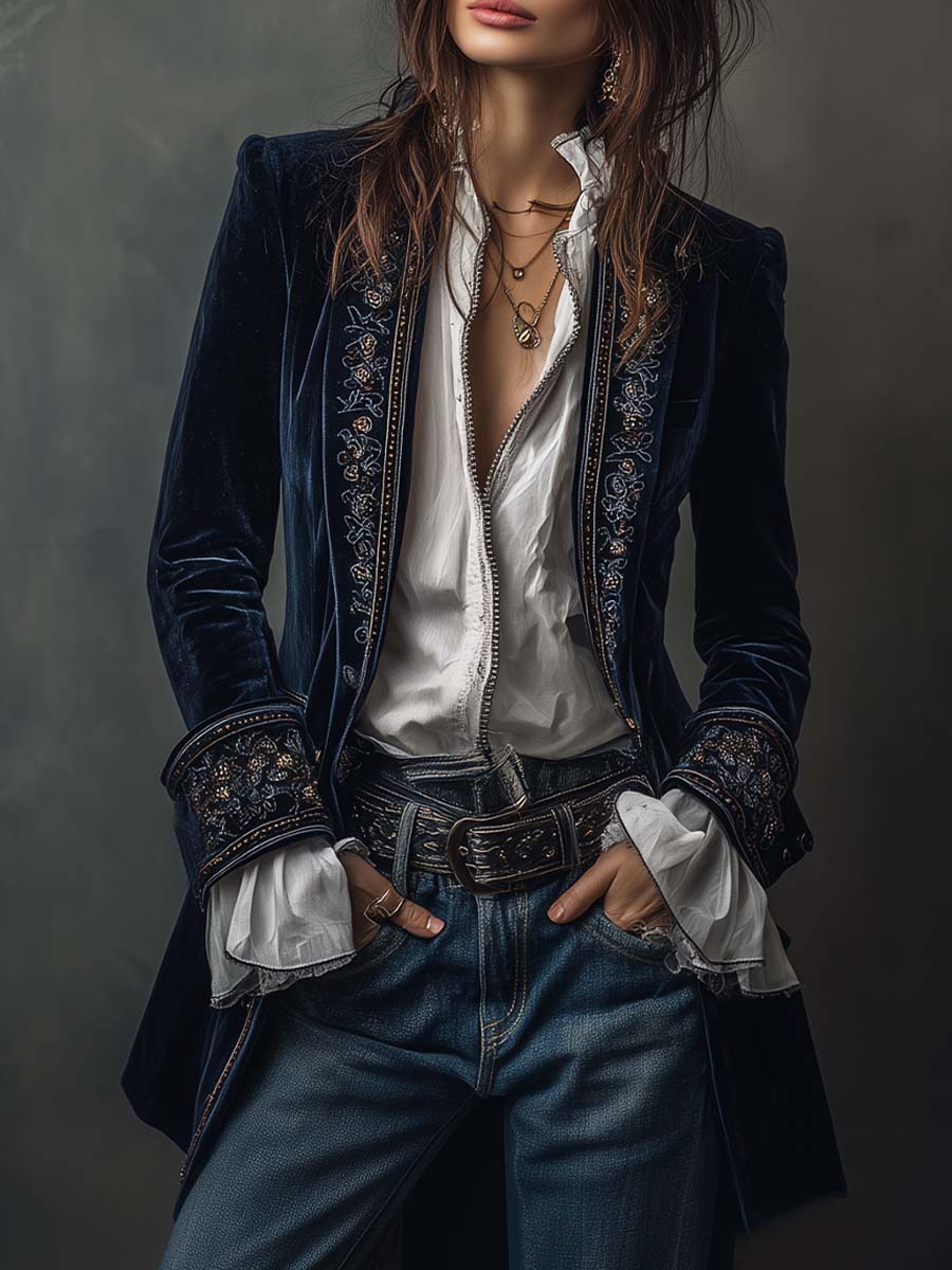 Nathalie | Veste Longue Élégante