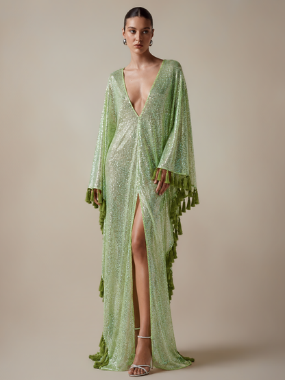 Esmeralda | Robe Fluide aux Détails Élégants
