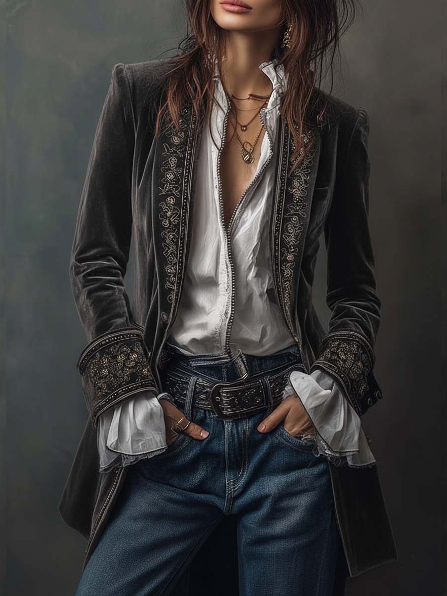 Nathalie | Veste Longue Élégante