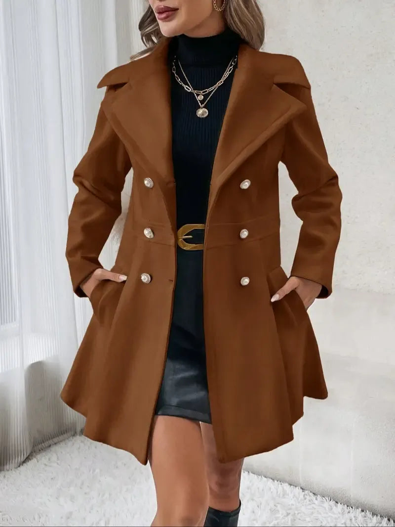 Ariane | Veste Élégante à Col Montant
