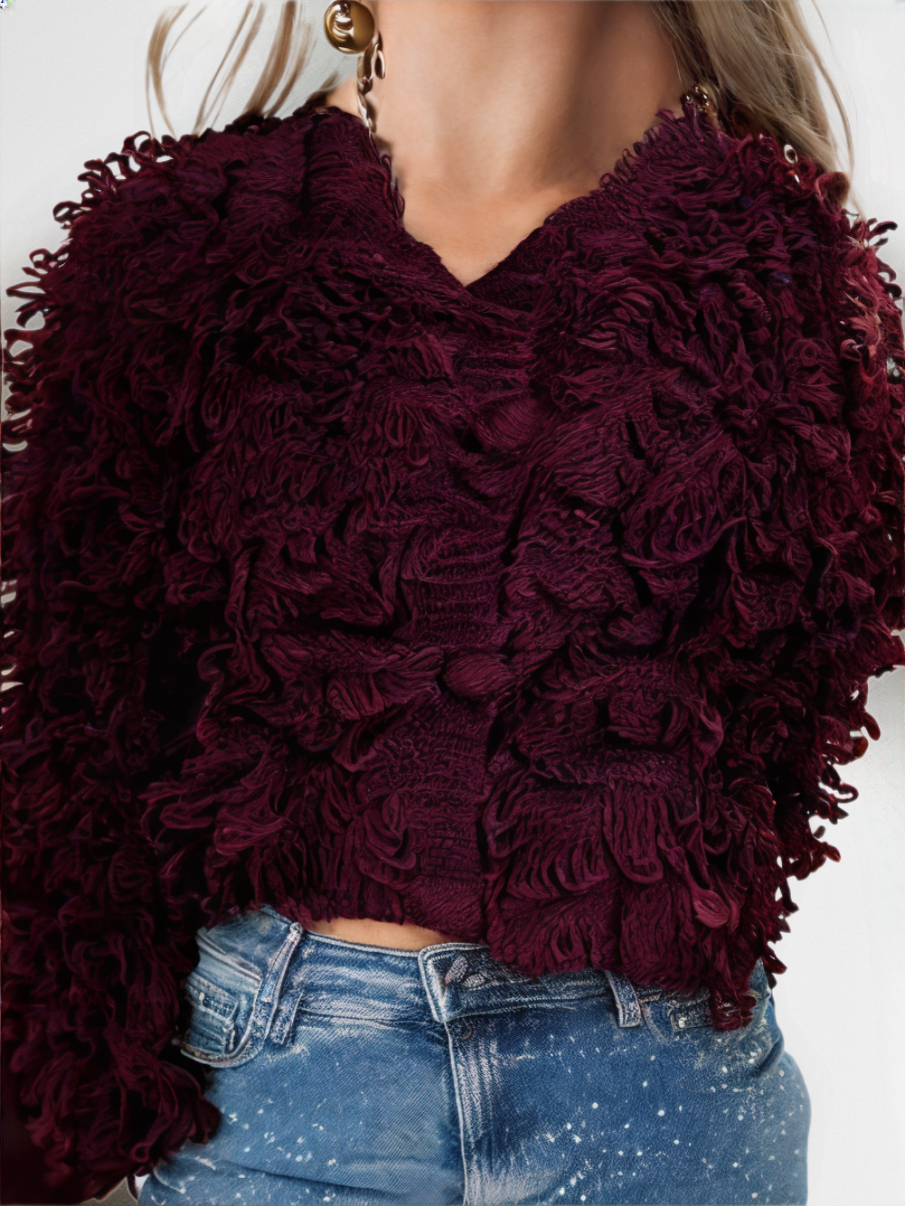 Amélie | Cardigan Élégant à Franges