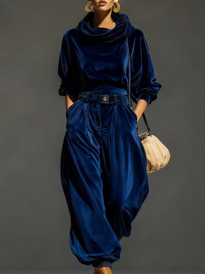 Diane | Ensemble décontracté à capuche et pantalon ample