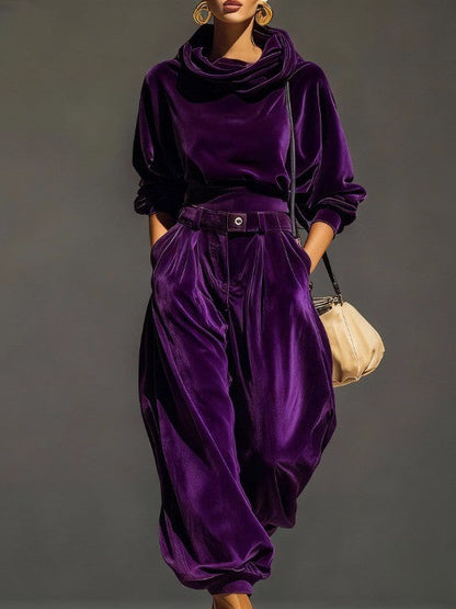 Diane | Ensemble décontracté à capuche et pantalon ample