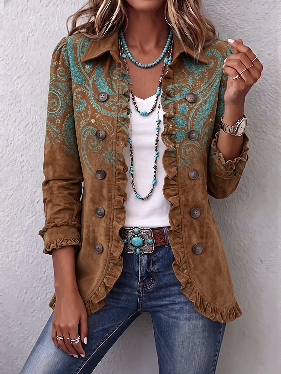Mylène | Veste Paisley Chic d’Inspiration Bohème