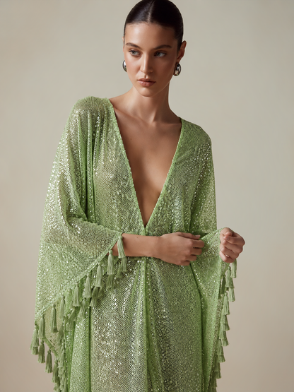 Esmeralda | Robe Fluide aux Détails Élégants