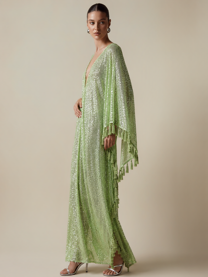 Esmeralda | Robe Fluide aux Détails Élégants